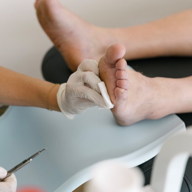 Podologue pour soins des pieds